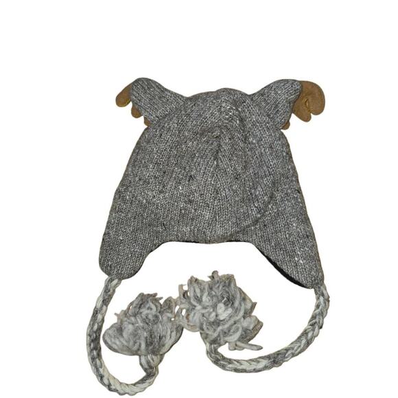 Kids Wool Moose Hat - Picture 3 of 4